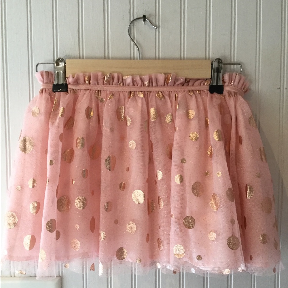 Kardashian Kids Skirt 4T Metallic Polka Dot